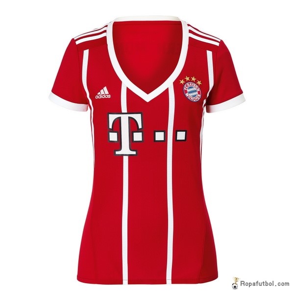 Camiseta Bayern de Múnich Replica Primera Ropa Mujer 2017/18